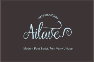 Ailave: A Stylish Calligraphy Font