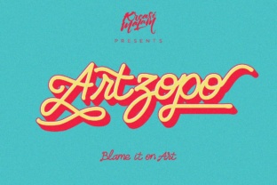 Artzopo: Handwritten Font for Web Design