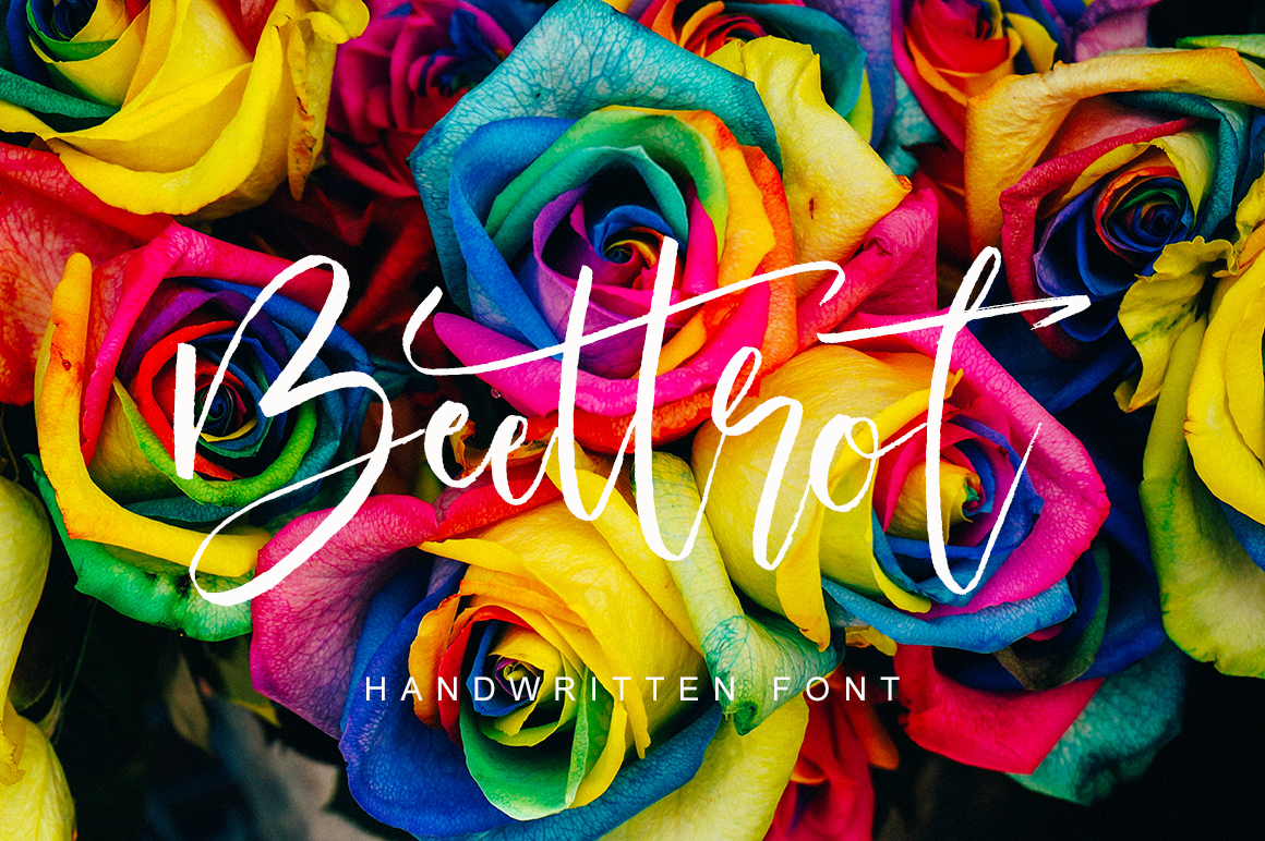 Beettrot: Elegant Handmade Brush Font