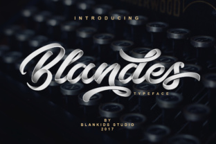 Blandes: A Bold Script for Web Design