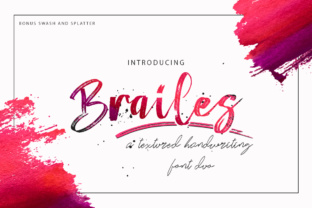 Brailes: A Brush Script Font for Creative Projects