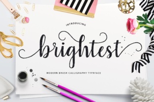 Brightest: A Premium Script Handwritten Font for Digital Branding