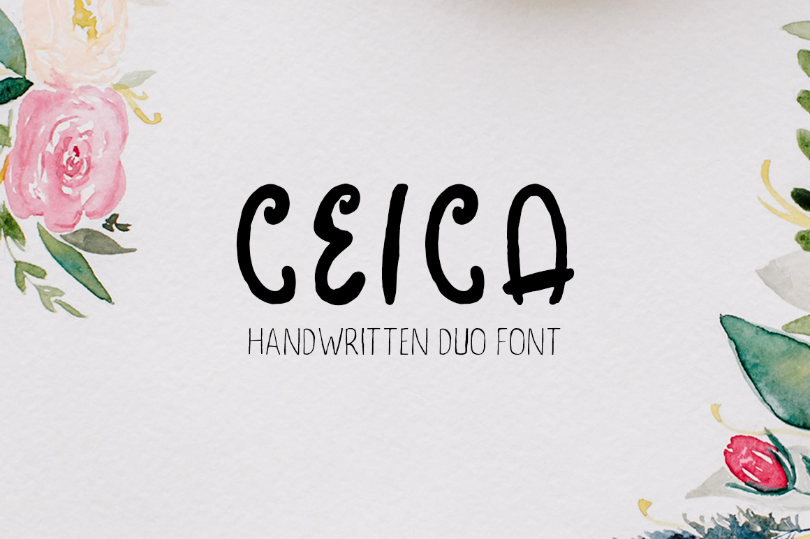 Ceica Duo: A Handwritten Script for Creative Brands