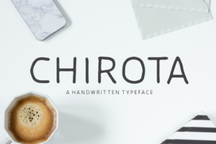 Chirota: A Playful, Readable Handwritten Font for Brand Identity