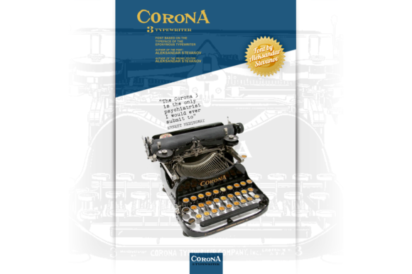 Corona 3 Typewriter Font