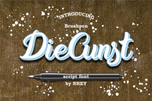 DieCunst: A Handmade Script Typeface