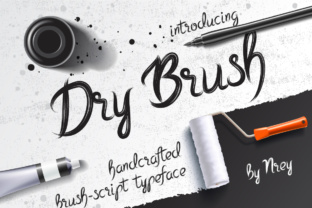 Dry Brush: A Handwritten Font for Elegant Design