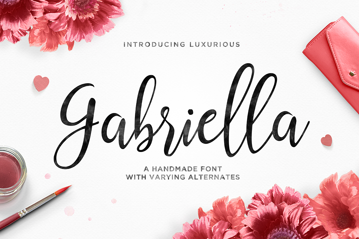 Gabriella: A Script Typeface for Web Design