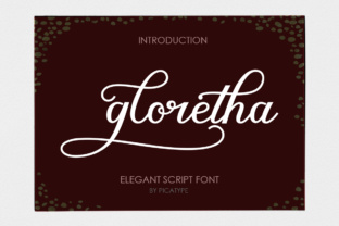 Gloretha: A Modern Calligraphy Font for Real Branding Work