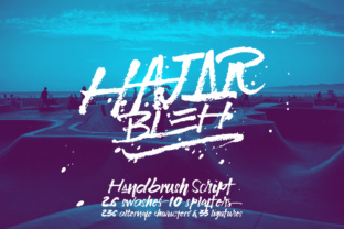 Hajar Bleh Font: Creative Typography for Web Design