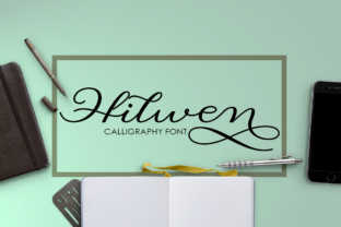 Hilwen: A Refined Script Font for Digital Brand Identity