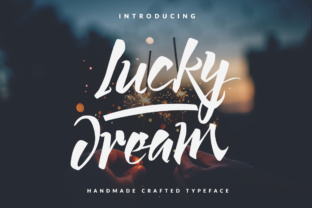 Lucky Dream Font: Handmade Elegance
