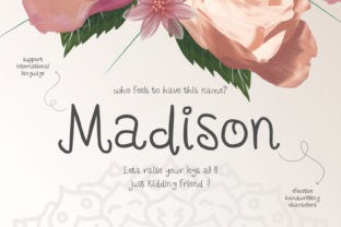 Madison: A Handwritten Font for Creative Expression