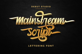 Mainstream: A Hand-Lettered Font That Makes Your Brand Feel Human