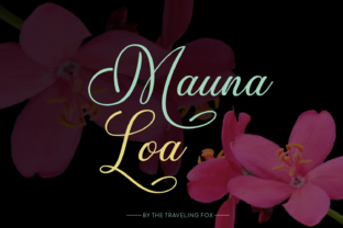 Mauna Loa: A Graceful Script Font