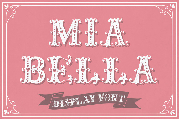 Mia Bella: A Romantic Typeface for Digital Marketing