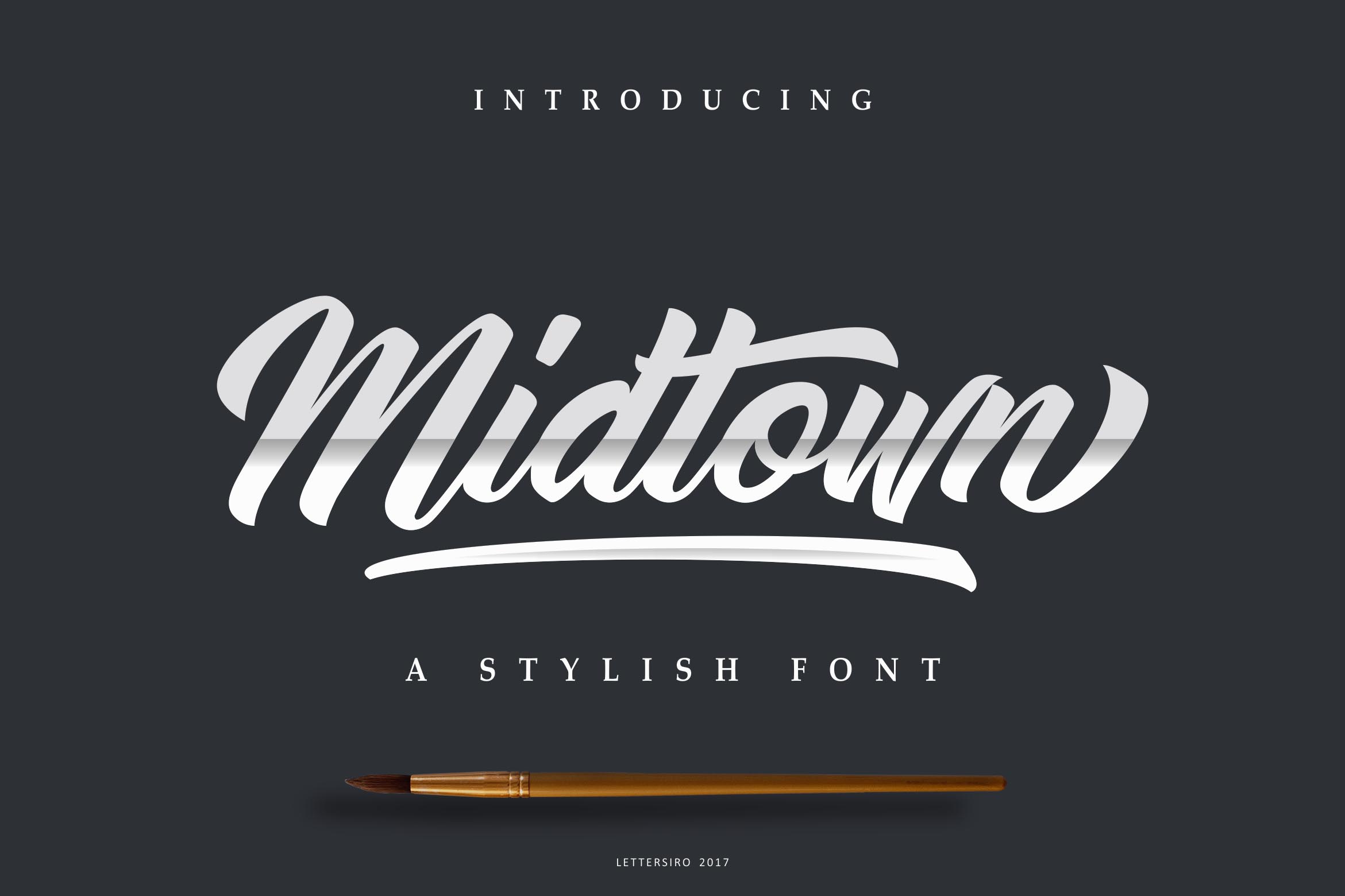 Midtown Script: A Modern Handwritten Font