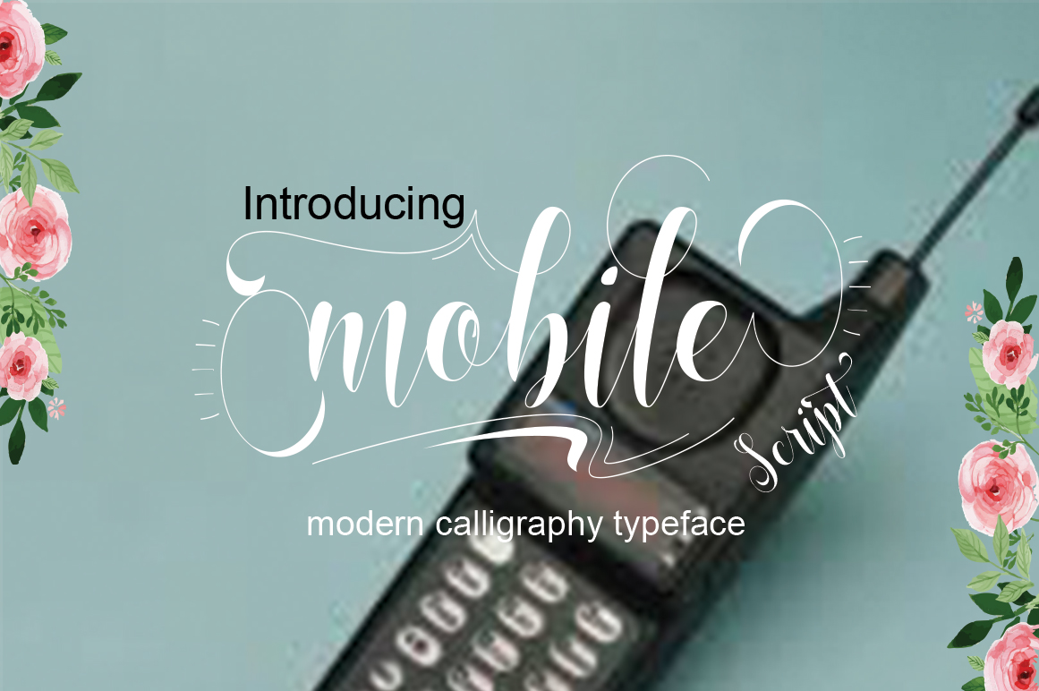 Mobile: A Handwritten Font for Creative Makers