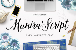 Munira Script: A Modern Handwritten Font for Digital Branding