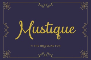 Mustique: A Script Handwritten Font