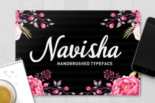Navisha Script: A Flowing Handwritten Font