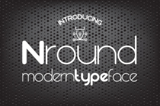 Nround: A Modern Sans Serif Font
