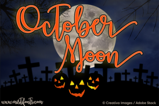 October Moon: A Magical Calligraphy Font