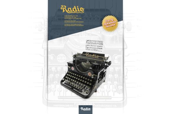 Radio: A Slab Serif Font for Editorial Design
