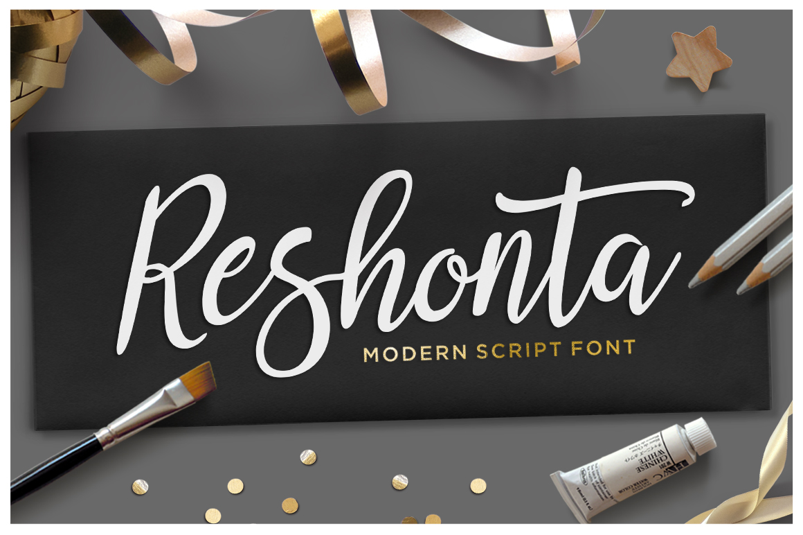 Reshonta: A Script Font for Real Design Work