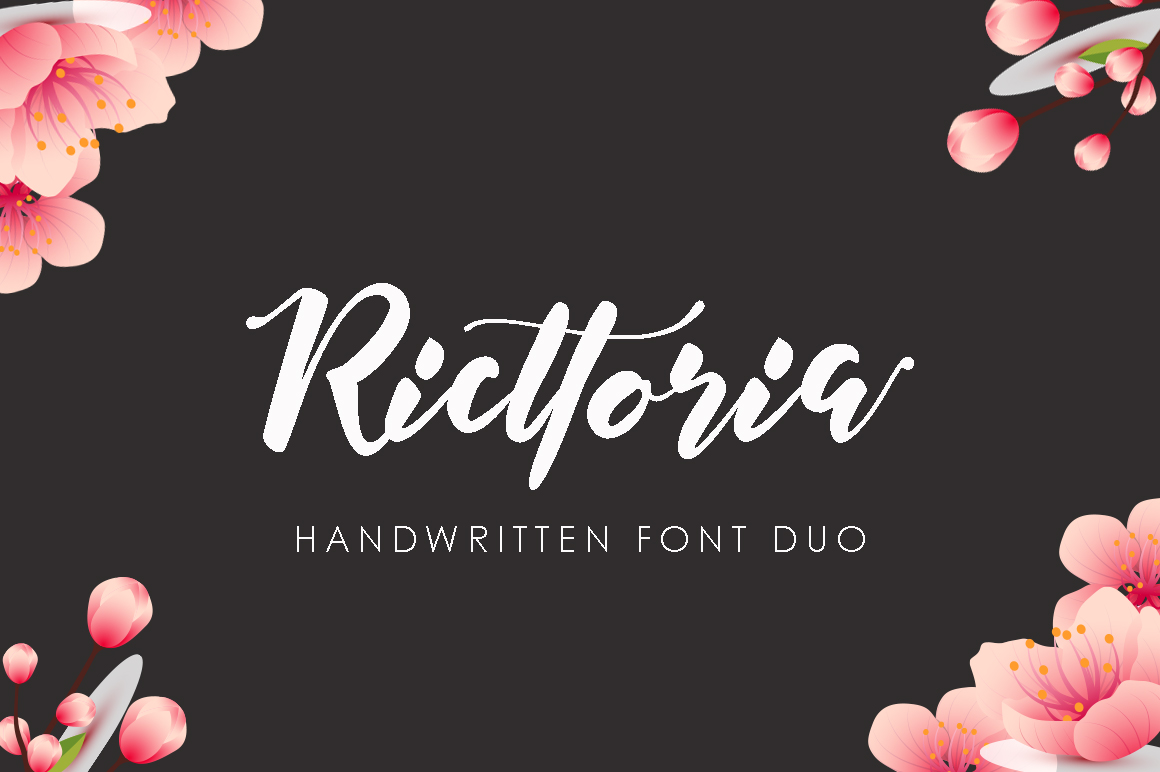 Ricttoria: Modern Handcrafted Font
