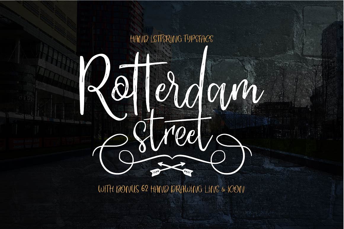 Rotterdam Street: A Handwritten Font for Thoughtful Design