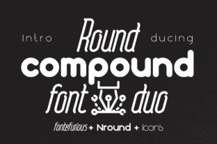 Round Compound Font for Creative Makers