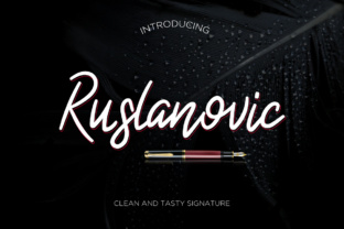 Ruslanovic: A Fresh Script Font