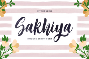 Sakhiya: A Handwritten Script for Creative Brands