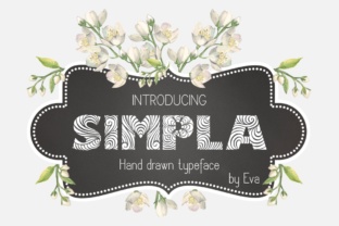 Simpla: A Hand-Drawn Font for Web Design