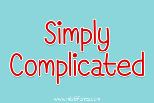 Simply Complicated Font for Creative Projects