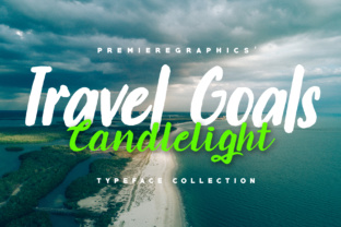 Travel Goals Candlelight: A Script Handwritten Font for Warm, Human Digital Branding